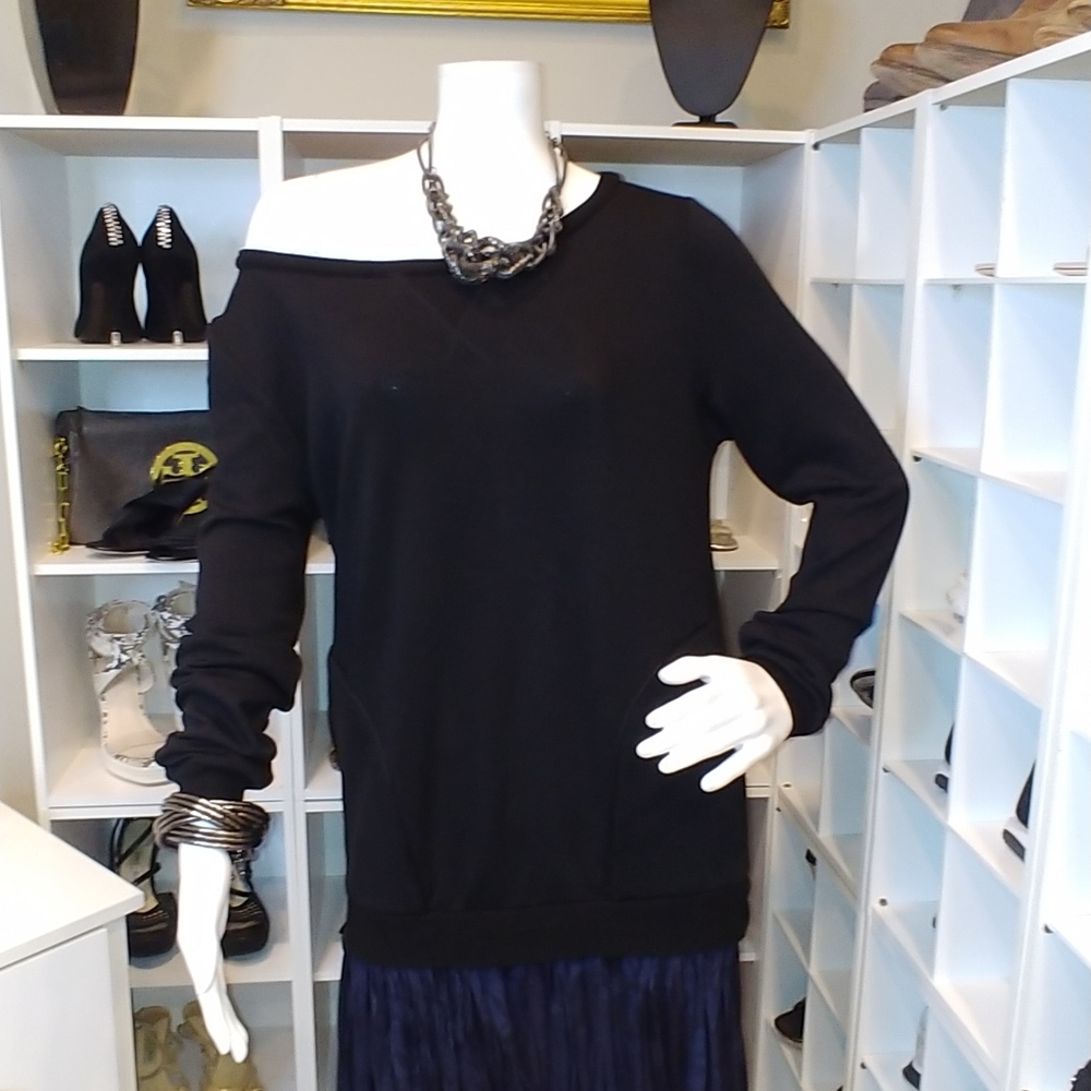 ANTHROPOLOGIE BORDEAUX DYAD SWEATSHIRT DRESS S - Picture 7 of 11